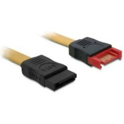SATA zu SATA Kabel Delock 0,5 m gelb