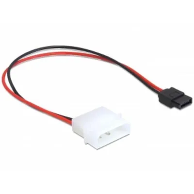 Internes DeLOCK-Netzkabel 0,245 m Molex zu SATA Slimline