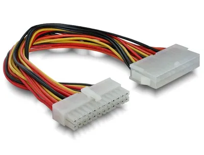 Delock 24 Pin 30 cm ATX-Verlängerungskabel für Motherboard – robust und zuverlässig für eine bessere Organisation Ihres Gehäuses!