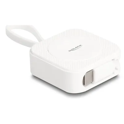 Ladegerät Delock 83023 kabellos USB kompakt weiß für Smartwatch