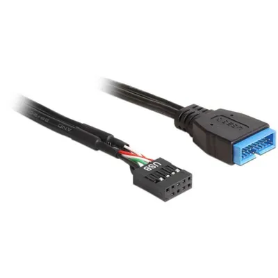USB 2.0 zu USB 3.0 Adapterkabel DeLOCK 83281 0,3 m intern