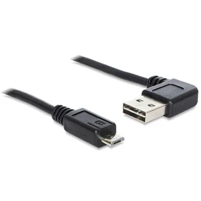 Kabel USB 2.0 DeLOCK 3 m Stecker zu Micro-USB B Schwarz