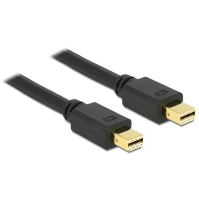 Kabel DisplayPort DeLOCK 83474 1,5 m Mini DisplayPort zu Mini DisplayPort Schwarz