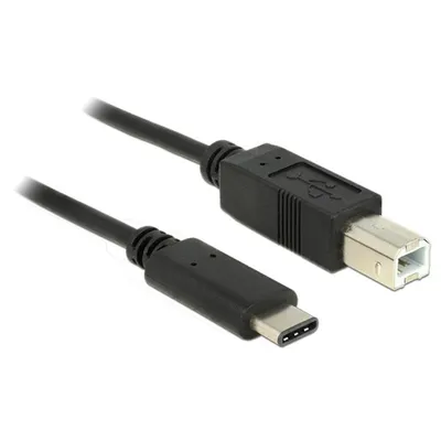 Kabel DeLOCK 83601 1 m USB 2.0 USB C nach USB B Schwarz