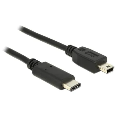 Kabel DeLOCK 83603 1 m USB-C auf Mini-USB B Schwarz