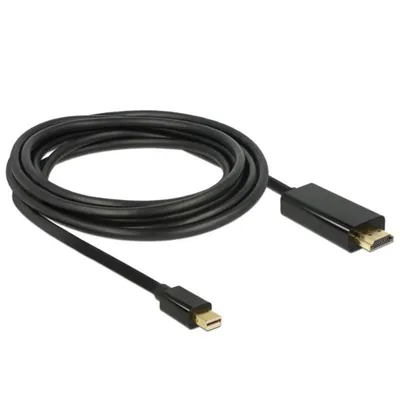 Video-Adapter DeLOCK 2 m Mini DisplayPort nach HDMI Gold