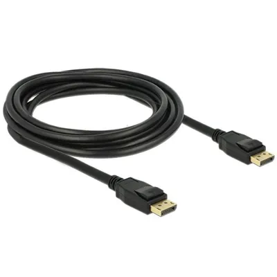 Kabel Delock DisplayPort 3 m 1.2a 4K Goldbeschichtete Stecker