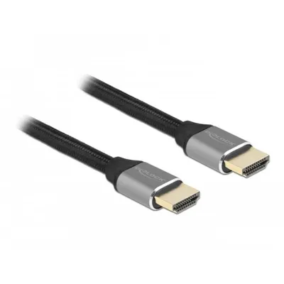 HDMI-Kabel Delock Ultra High Speed 48 Gbps 8K 60 Hz 1 m Grau