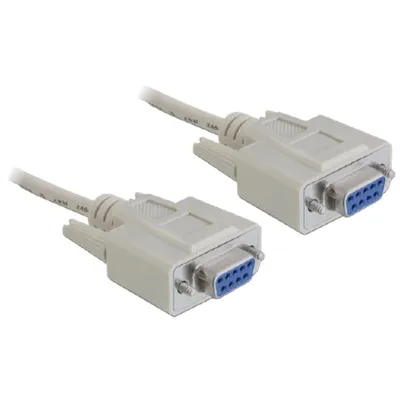 Seriellkabel RS-232 D-Sub 9 Weiblich zu Weiblich DeLOCK 1,8 m beige