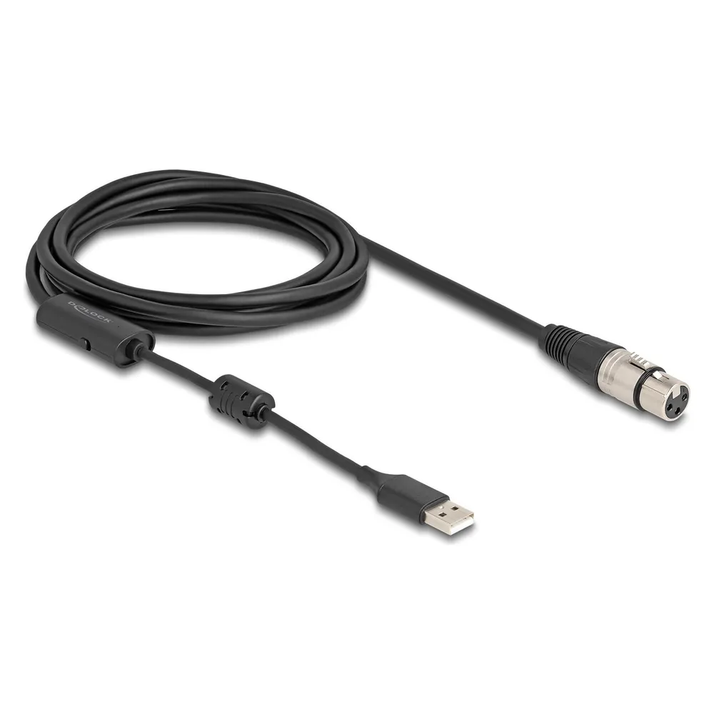 Delock XLR – USB Typ A