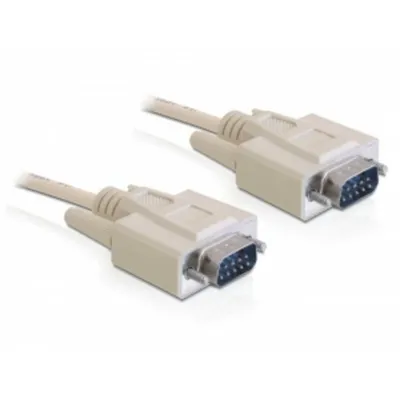 Serielles Kabel DELOCK Sub-D 9 3m Beige Sub-D9 zu Sub-D9 3 m