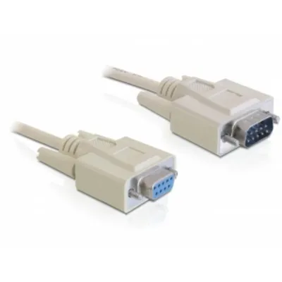 Serielles Kabel DELOCK RS-232 3m SUB-D 9 Stecker Beige