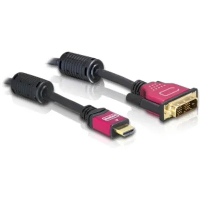 Kabeladapter DeLOCK HDMI auf DVI-D 1,8 m Stecker/Stecker