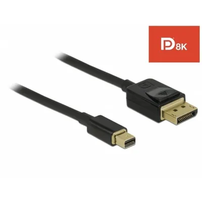 Kabel DisplayPort 1.4 DeLOCK 84927 1 m Mini DisplayPort zu DisplayPort Schwarz