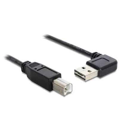 Kabel USB DeLOCK 85167 0,5 m USB 2.0 A Stecker zu B Stecker Schwarz