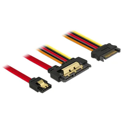 Kabel Adapter SATA Delock 85228 0,3 m Weiblich/Weiblich Schwarz