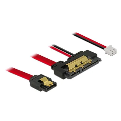 SATA-Adapterkabel Delock 85240 0,2 m Weiblich/Weiblich Schwarz