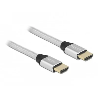 HDMI-Kabel Delock Ultra High Speed 48 Gbps 8K 60 Hz 0,5 m Silber
