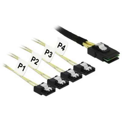 SAS-Kabel Delock 85731 1 m Mini SAS SFF-8087 zu 4x SATA 6 Gb/s