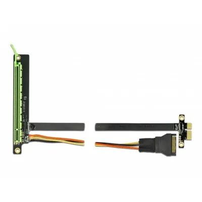 Riser-Karte DeLock 85763 PCIe x1 zu x16 flexibles Kabel SATA 60 cm