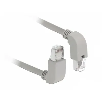 Netzwerkkabel DeLOCK 85870 Cat6a S/FTP 0,5 m Grau