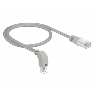 Netzwerkkabel DeLOCK 85873 Cat6a S/FTP 0,5 m Grau