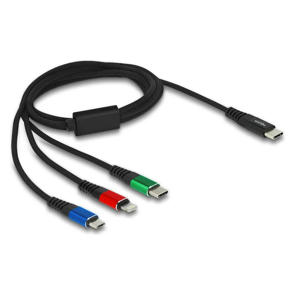 Delock 3in1 USB-C-Ladekabel