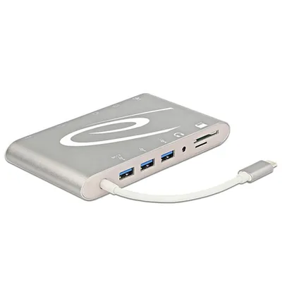 Delock USB-C Dockingstation mit HDMI und Ethernet