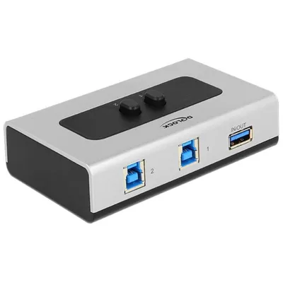 USB 3.0 Umschalter DeLOCK 3 Typ-A-Ports