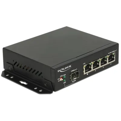 Gigabit-Ethernet-Switch Delock 87704 4x RJ-45 SFP