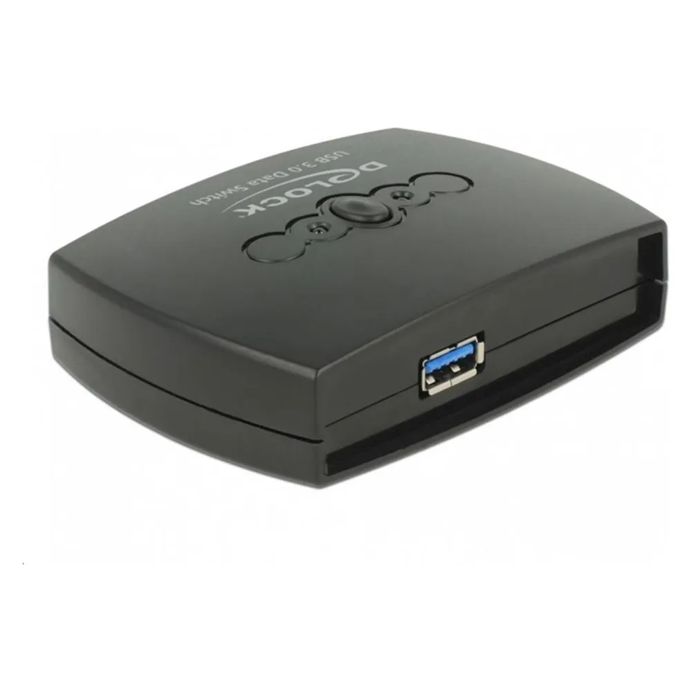 USB-KVM-Switch DeLock 87723 2x USB-B 1x USB-A 5 Gbit/s Schwarz Kunststoff