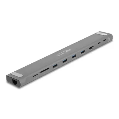 Dockingstation DeLock 87895 USB-C 4K HDMI 4xUSB LAN SD/PD 85W Metall