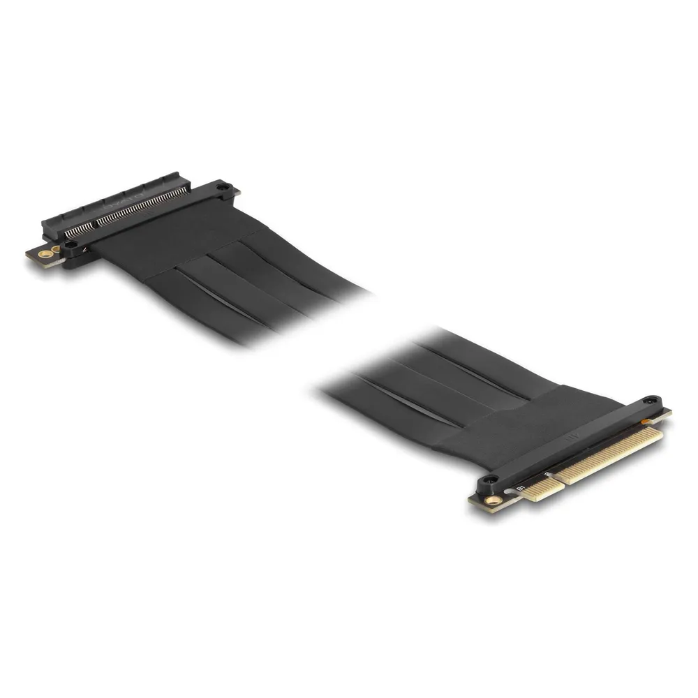 Delock Riser Karte PCI Express x8 Stecker zu x8 Slot mit Kabel 60 cm