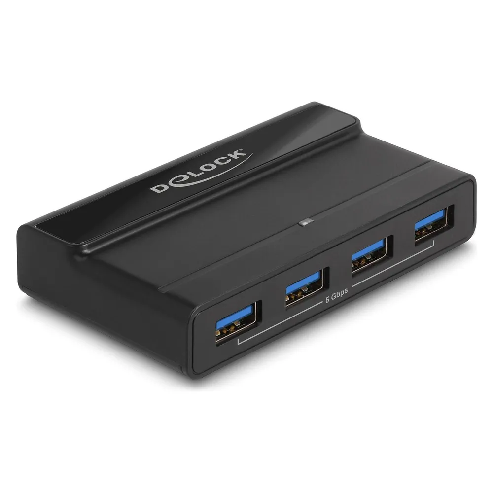 Switch DeLock 4 Ports 5 Gbps Modell 88066 USB 3.0 2 Hosts USB-C