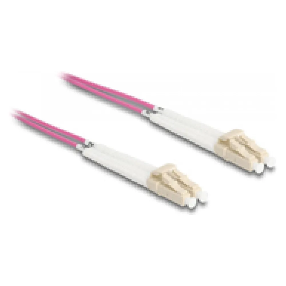 Delock LWL Kabel LC-D > LC-D Multimode OM3 winkelbar 2,0m (2 m)