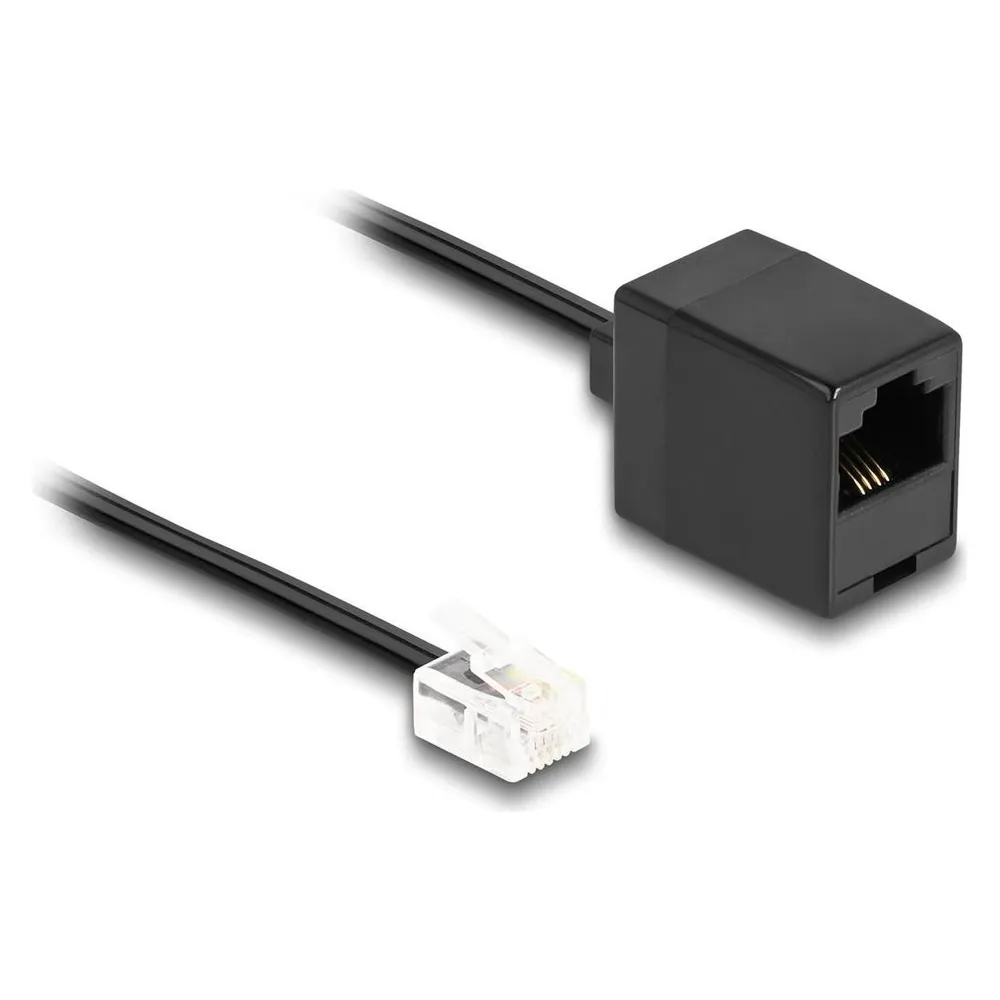 Delock Telefonkabel RJ11 Stecker zu RJ45 Buchse