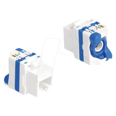 Delock Keystone Modul RJ45 Buchse zu LSA Cat.6A werkzeugfre