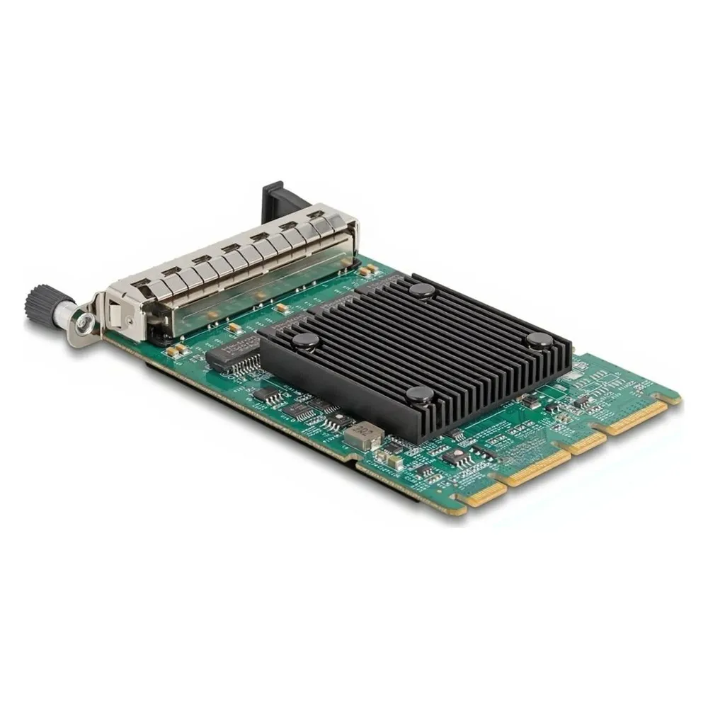 Tarjeta de Red Delock 88300 OCP 3.0 4x RJ45 1 Gbps Intel I350 VLAN