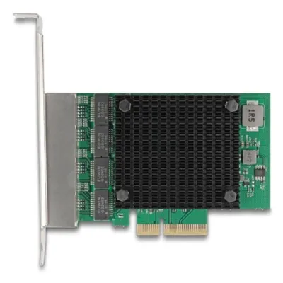 Tarjeta de Red DeLock 88601 PCI Express x4 2,5 Gbps 4x RJ45 Low Profile
