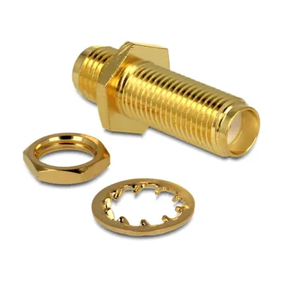 Koaxialstecker DeLOCK 88779 SMA auf SMA vergoldet 22,5 mm