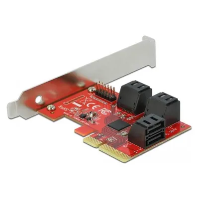 Netzwerkkarte DeLock 89042 PCI Express x4 6x SATA 6 Gbps Low Profile