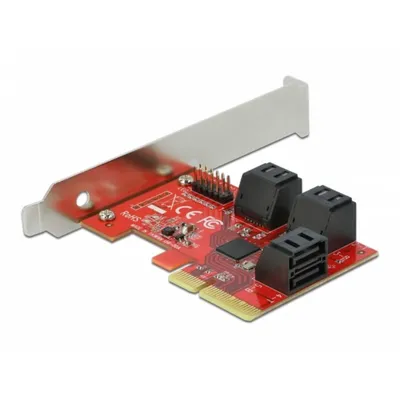 Netzwerkkarte DeLock 89042 PCI Express x4 6x SATA 6 Gbps Low Profile