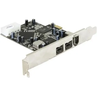 FireWire Karte Delock PCI Express 2x 1394B + 1x 1394A 800 Mbit/s