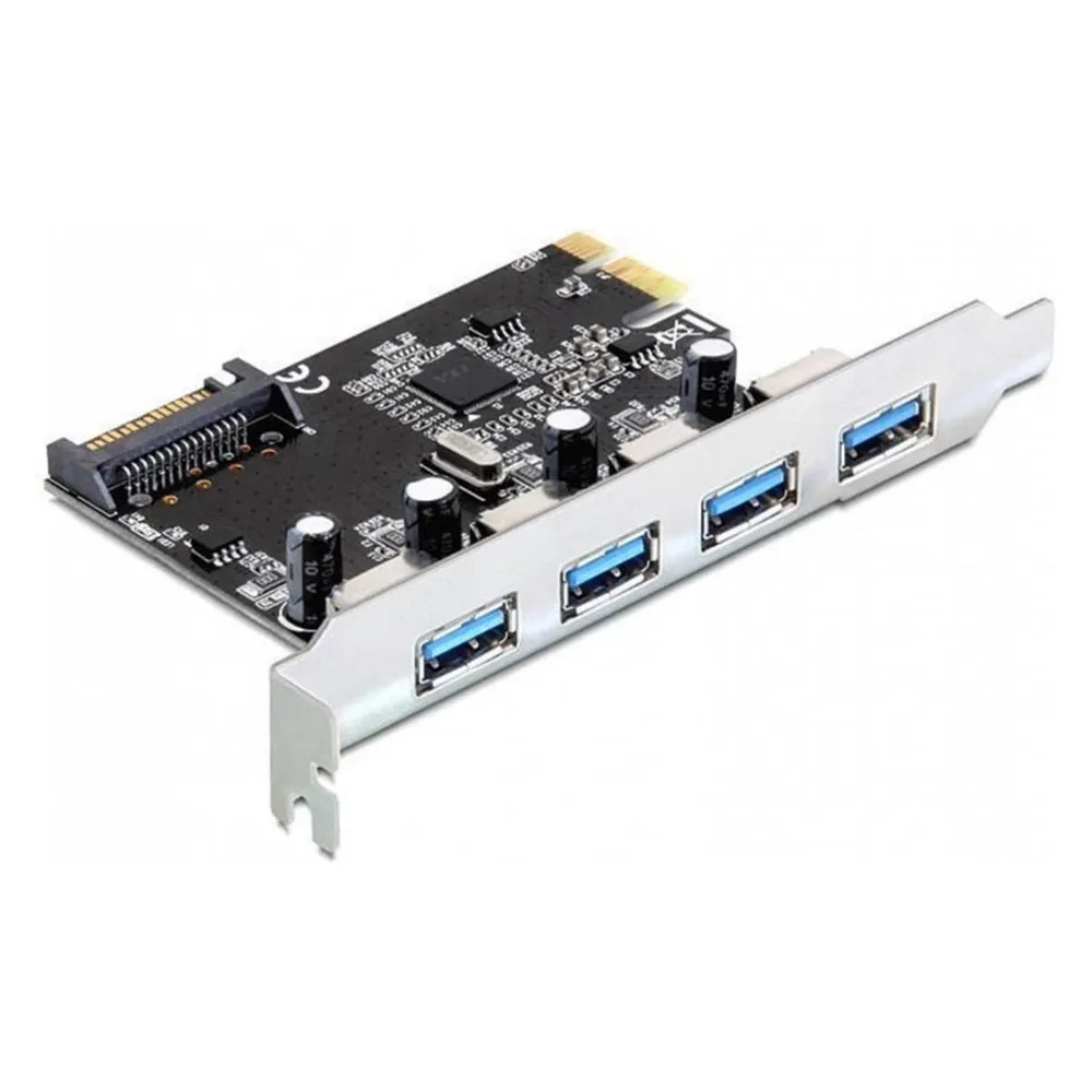 Schnittstellenkarte DeLock 89297 PCIe 4x USB 3.0 Extern SATA Stromversorgung