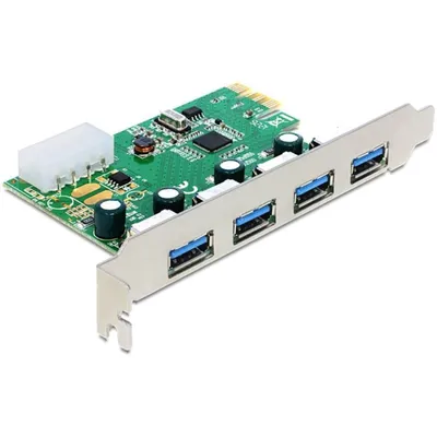 Netzwerkkarte DeLock 89363 PCI Express 5 Gbit/s 4x USB 3.0 extern