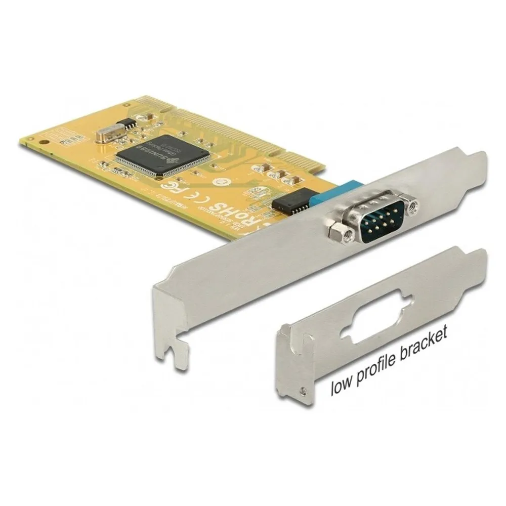 Schnittstellenkarte DeLock 89592 PCI 1x RS-232 Low Profile Silber