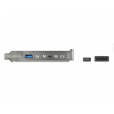 USB-Slot-Adapter DeLOCK USB 3.2 Gen 2 0,5 m USB-C und USB-A schwarz