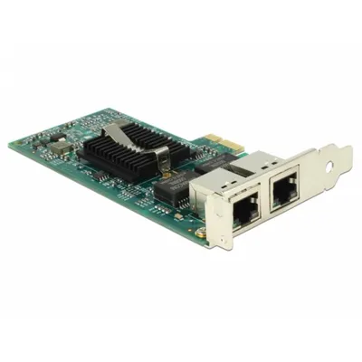 Tarjeta de Red Delock 89944 PCI Express 1000 Mbit/s Dual RJ-45 Gigabit