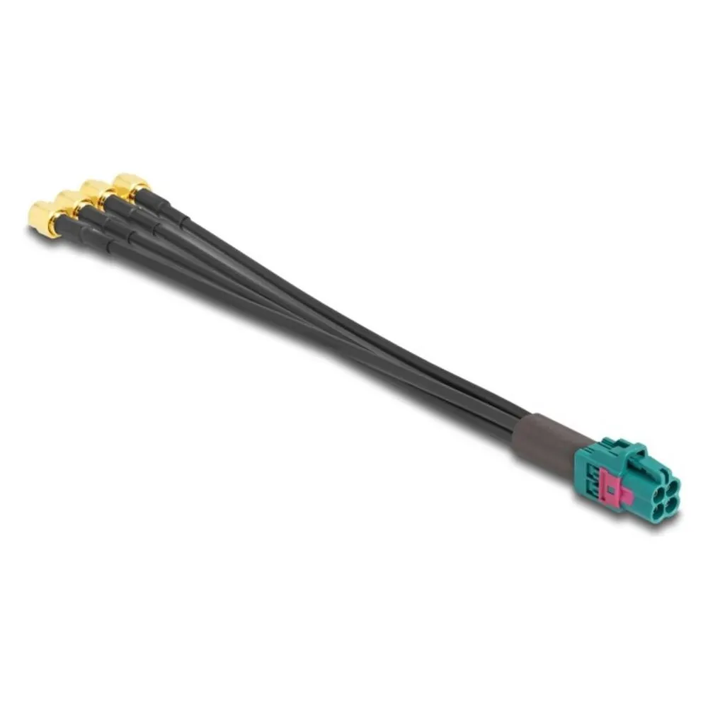 Delock Kabel Mini FAKRA Z Buchse quad zu 4 x SMA Stecker A-Typ