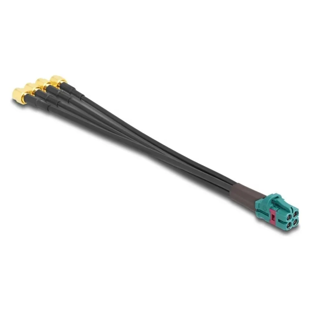 Delock Kabel Mini FAKRA Z Buchse quad zu 4 x SMA Stecker B-Typ
